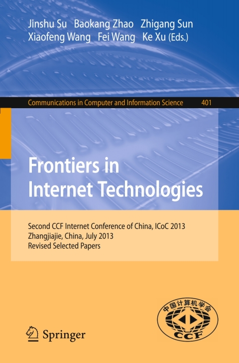 Cover image for book Frontiers in Internet Technologies