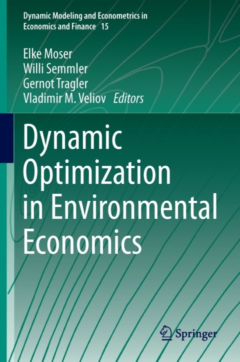 Cover image for book Dynamic Optimization in Environmental Economics