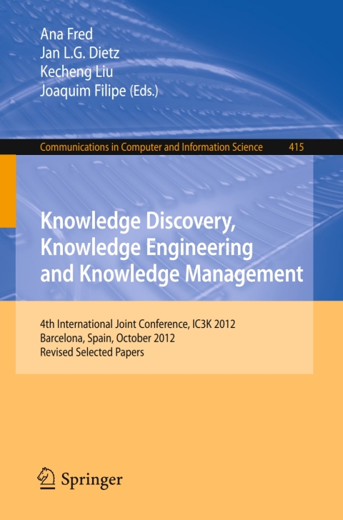 Cover image for book Knowledge Discovery, Knowledge Engineering and Knowledge Management