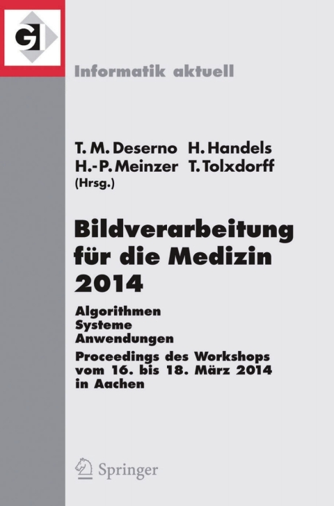 Cover image for book Bildverarbeitung für die Medizin 2014