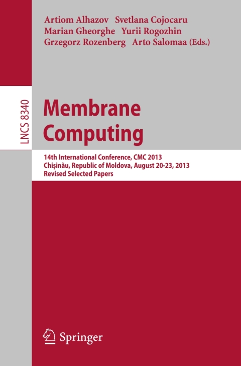 Cover image for book Membrane Computing