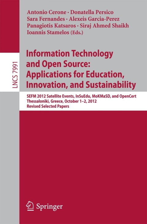 Cover image for book Information Technology and Open Source: Applications for Education, Innovation, and Sustainability