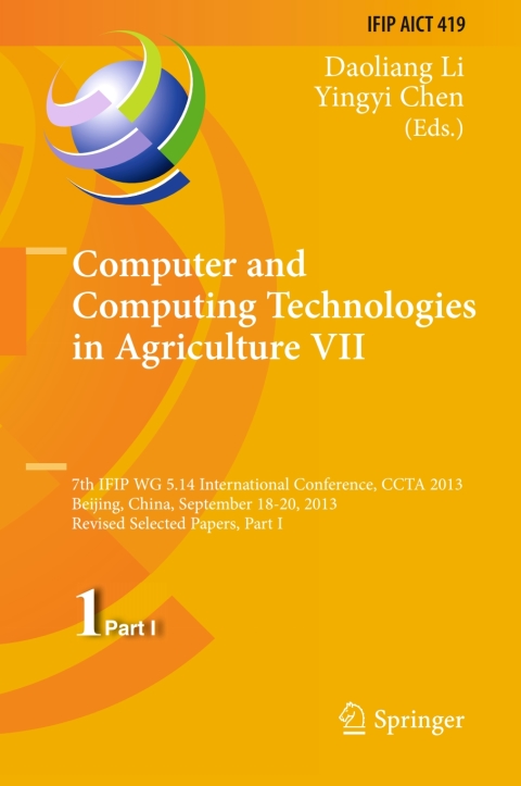 Cover image for book Computer and Computing Technologies in Agriculture VII