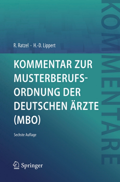 Cover image for book Kommentar zur Musterberufsordnung der deutschen Ärzte (MBO)