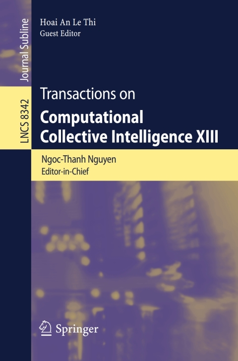 Cover image for book Transactions on Computational Collective Intelligence XIII