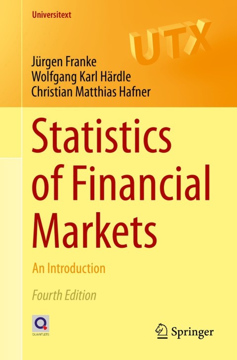 Cover image for book Statistics of Financial Markets