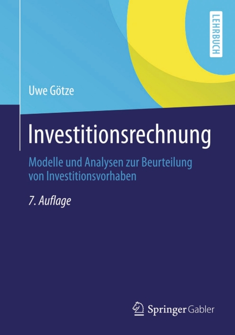 Cover image for book Investitionsrechnung