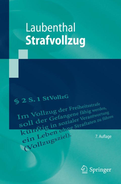 Cover image for book Strafvollzug