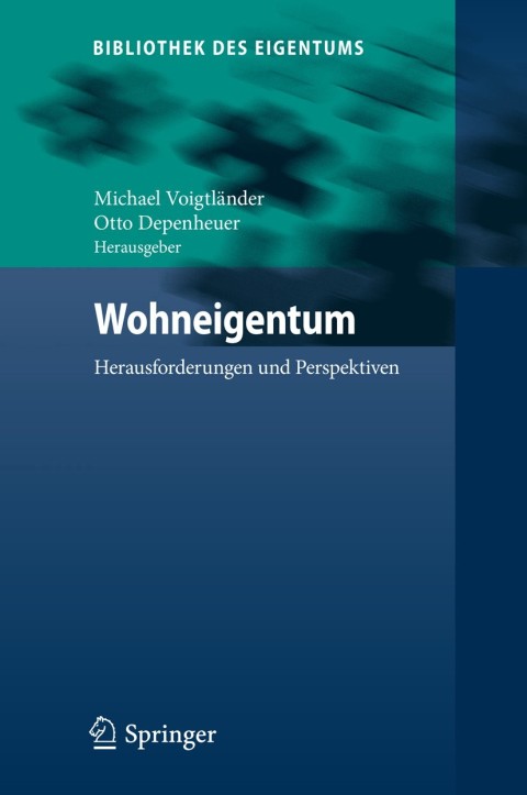 Cover image for book Wohneigentum