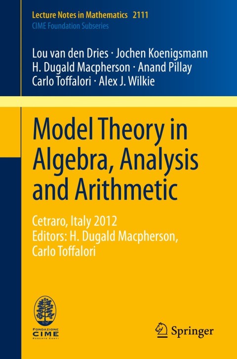 Cover image for book Model Theory in Algebra, Analysis and Arithmetic