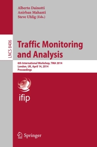 Cover image: Traffic Monitoring and Analysis 9783642549984