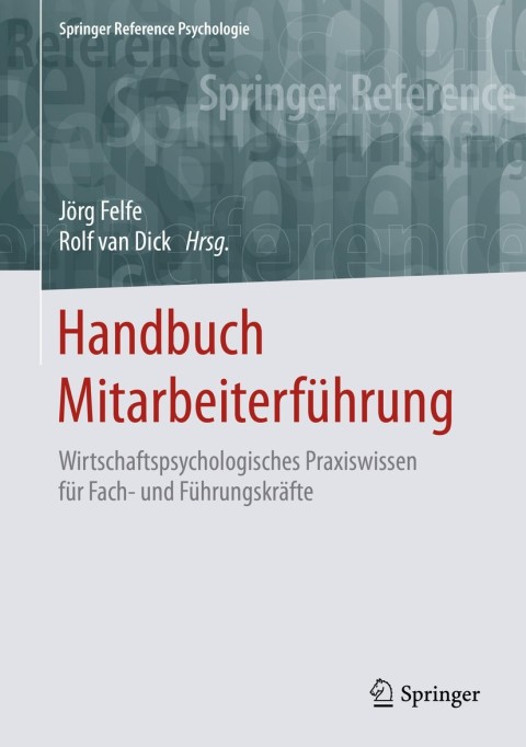 Cover image for book Handbuch Mitarbeiterführung