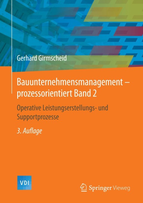 Cover image for book Bauunternehmensmanagement-prozessorientiert Band 2