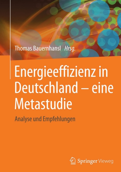 Cover image for book Energieeffizienz in Deutschland - eine Metastudie
