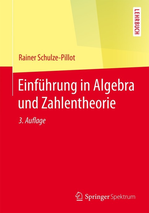 Cover image for book Einführung in Algebra und Zahlentheorie