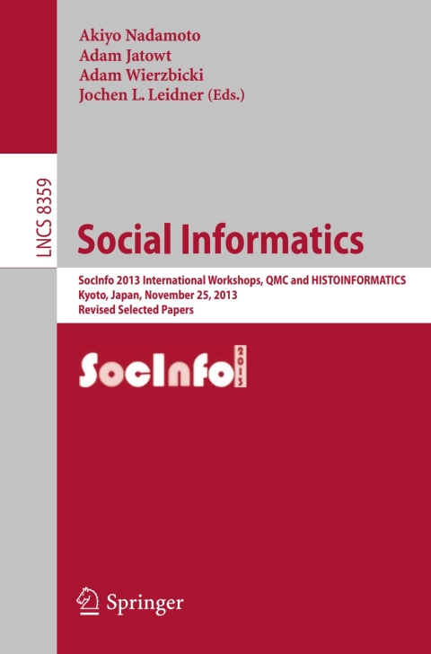 Cover image for book Social Informatics