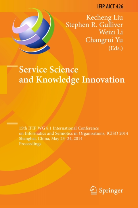 Cover image for book Service Science and Knowledge Innovation
