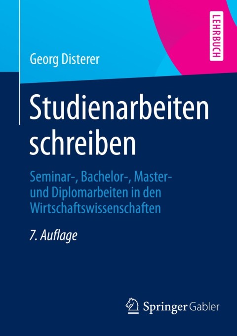 Cover image for book Studienarbeiten schreiben
