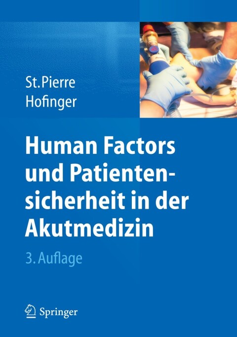 Cover image for book Human Factors und Patientensicherheit in der Akutmedizin
