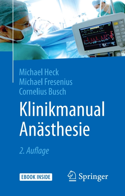Cover image for book Klinikmanual Anästhesie