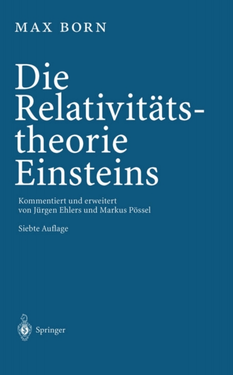 Cover image for book Die Relativitätstheorie Einsteins
