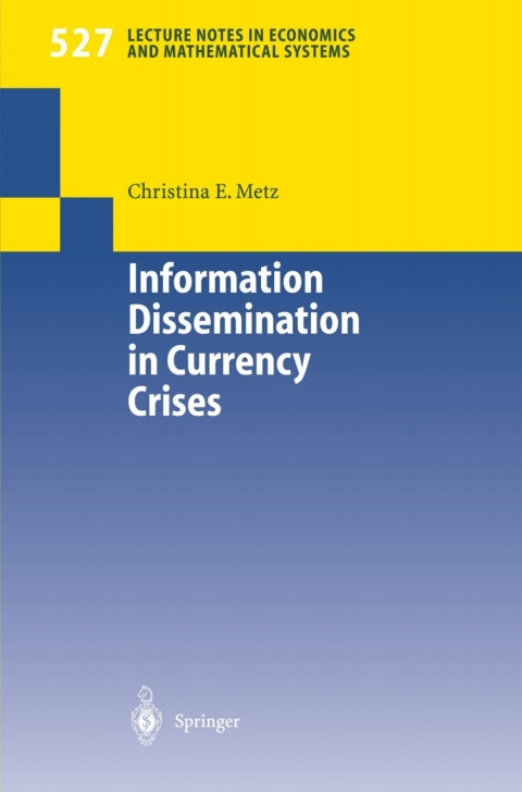 Cover image for book Information Dissemination in Currency Crises