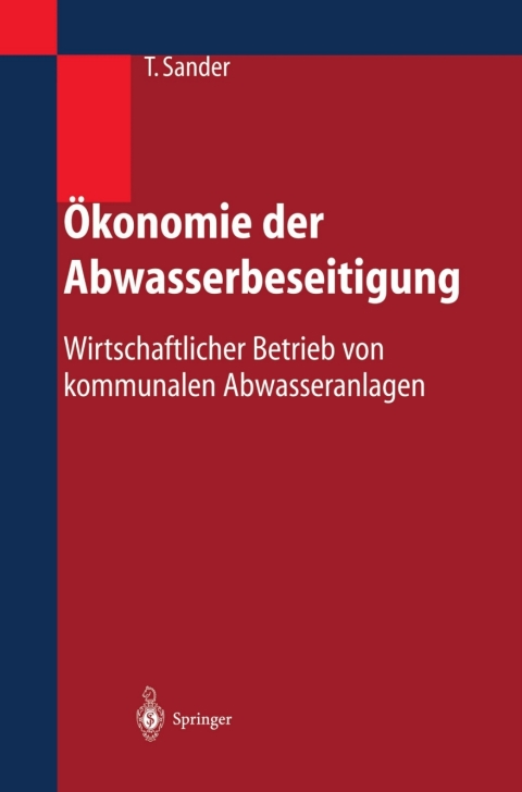 Cover image for book Ökonomie der Abwasserbeseitigung