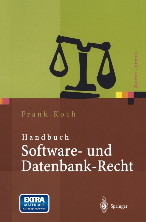Cover image for book Handbuch Software- und Datenbank-Recht