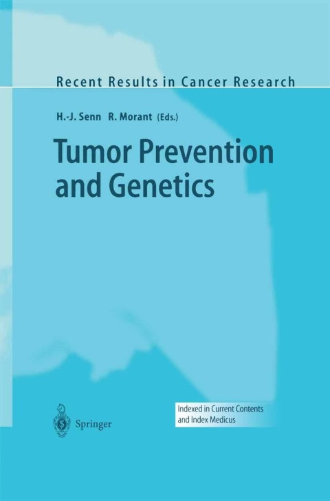 Cover image for book Tumor Prevention and Genetics