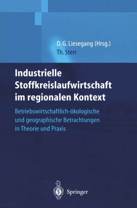 Cover image for book Industrielle Stoffkreislaufwirtschaft im regionalen Kontext