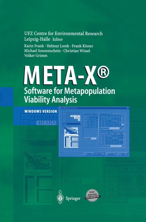 Cover image for book META-X®-Software for Metapopulation Viability Analysis