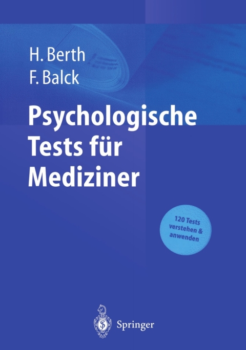 Cover image for book Psychologische Tests für Mediziner