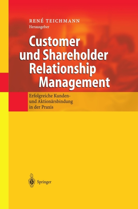 Cover image for book Customer und Shareholder Relationship Management