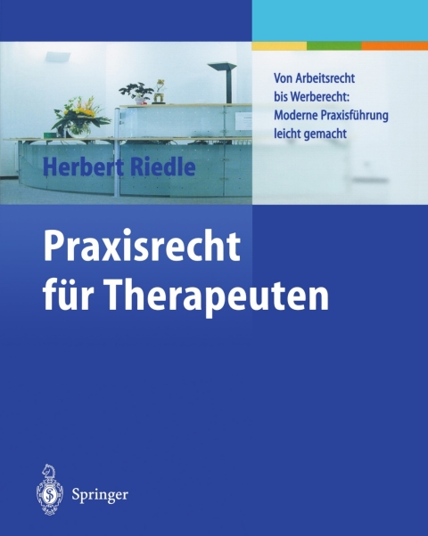 Cover image for book Praxisrecht für Therapeuten