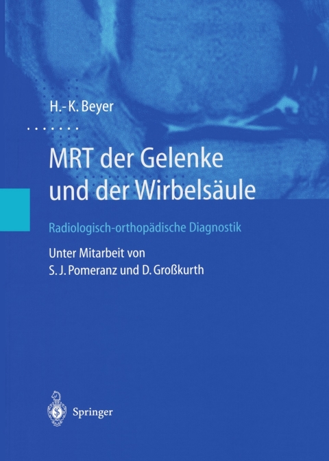 Cover image for book MRT der Gelenke und der Wirbelsäule