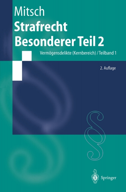 Cover image for book Strafrecht, Besonderer Teil 2