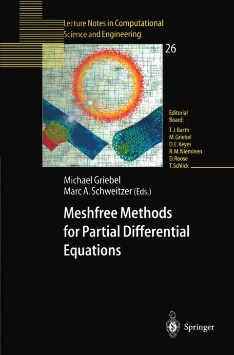 Cover image for book Meshfree Methods for Partial Differential Equations