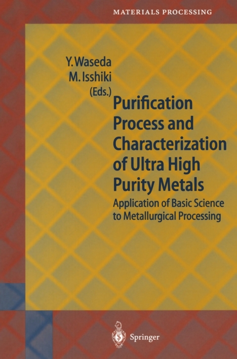Cover image for book Purification Process and Characterization of Ultra High Purity Metals