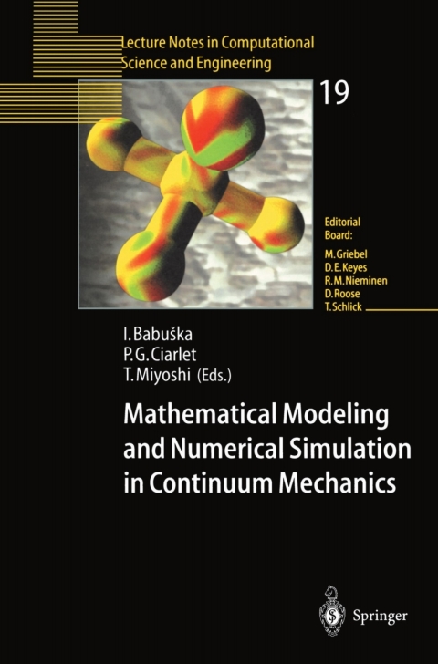Cover image for book Mathematical Modeling and Numerical Simulation in Continuum Mechanics