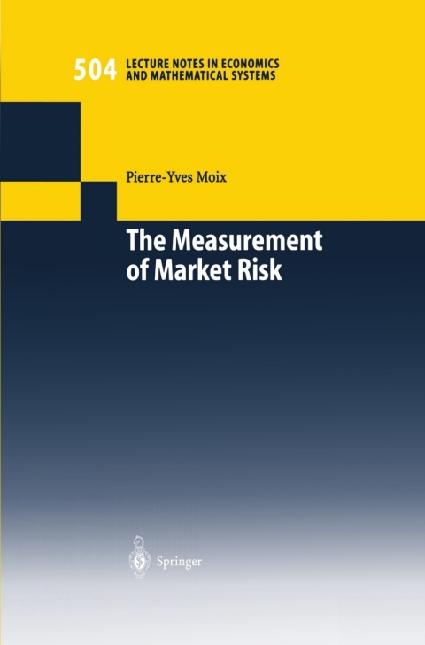 Cover image for book The Measurement of Market Risk
