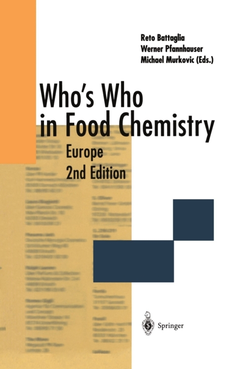 Whoâs Who in Food Chemistry 