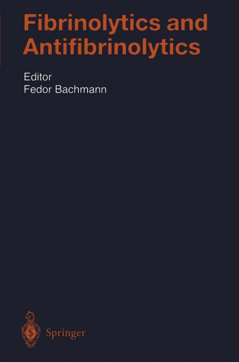 Cover image for book Fibrinolytics and Antifibrinolytics