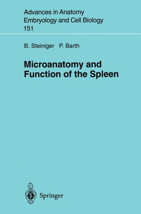 Cover image for book Microanatomy and Function of the Spleen