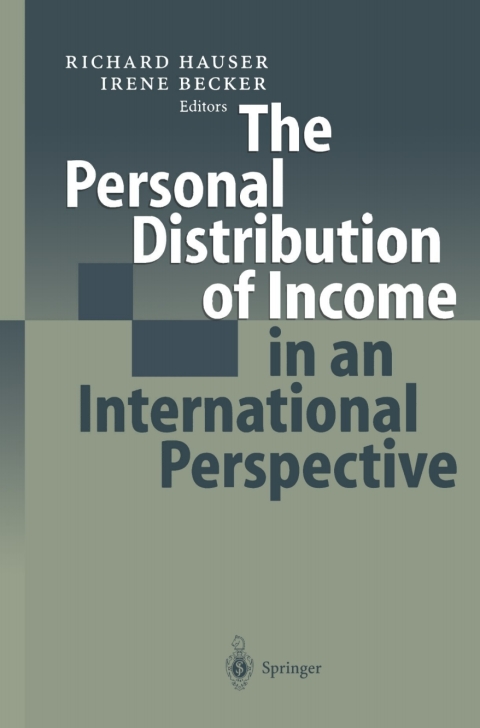 Cover image for book The Personal Distribution of Income in an International Perspective