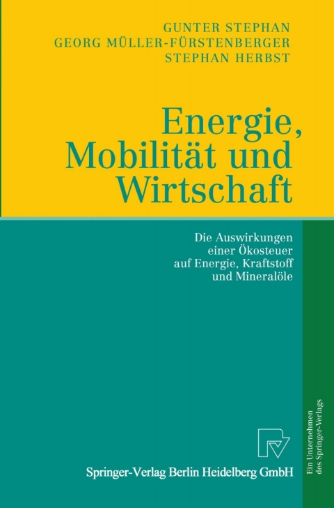 Cover image for book Energie, Mobilität und Wirtschaft