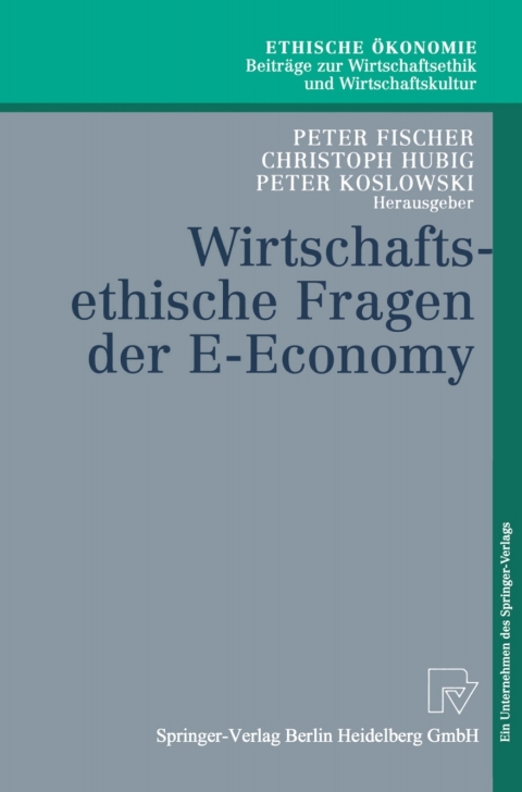 Cover image for book Wirtschaftsethische Fragen der E-Economy