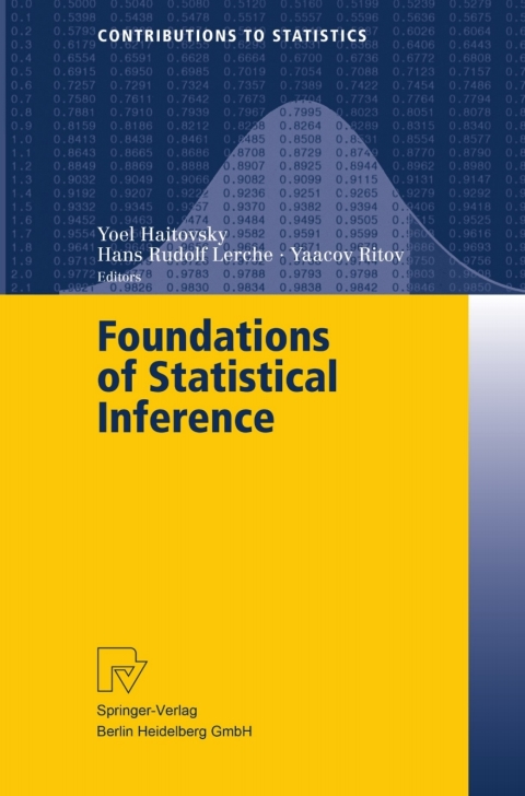 Cover image for book Foundations of Statistical Inference