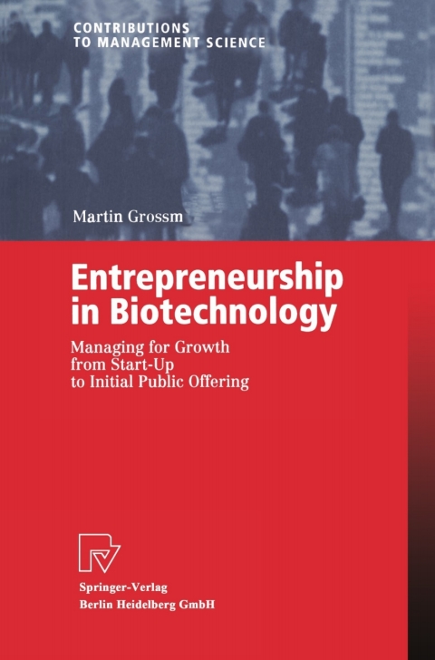 Cover image for book Entrepreneurship in Biotechnology