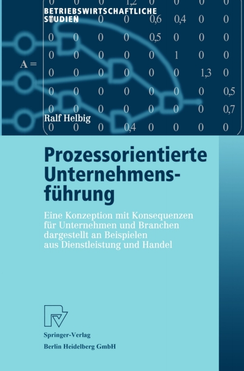 Cover image for book Prozessorientierte Unternehmensführung