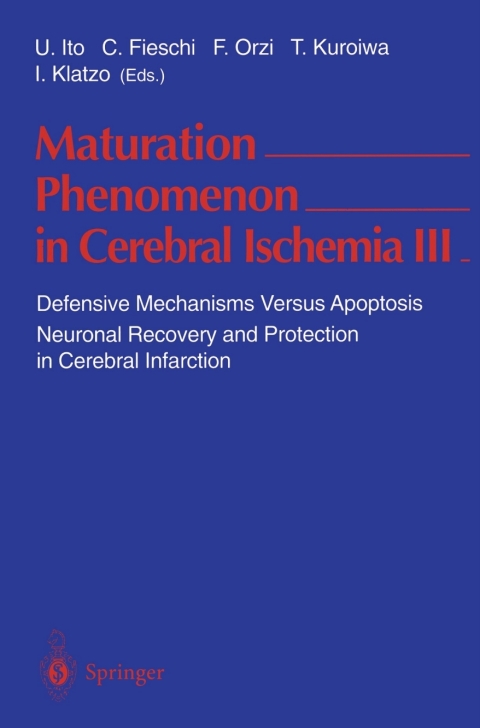 Cover image for book Maturation Phenomenon in Cerebral Ischemia III